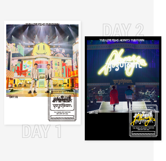 YUZU ONLINE LIVE 2021 YUZUTOWN / ALWAYS YUZUTOWN DVD/Blu-ray  ジャケット